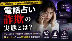 電話占い詐欺の実態とは！よくある手口・被害事例・対処法を徹底解説